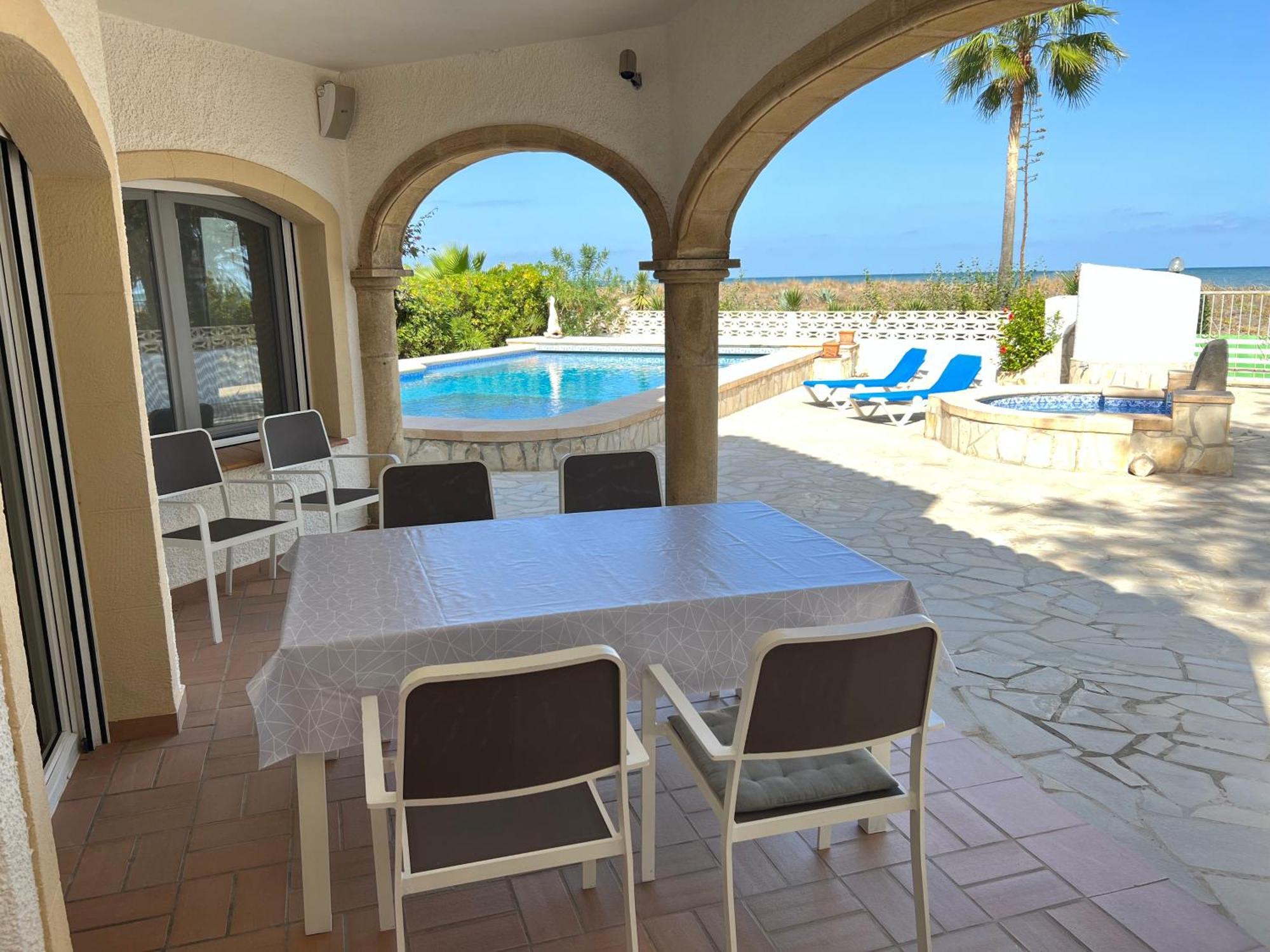 Chalet En La Playa Con Piscina Privada - Holavivienda Inmobiliaria Denia Zewnętrze zdjęcie